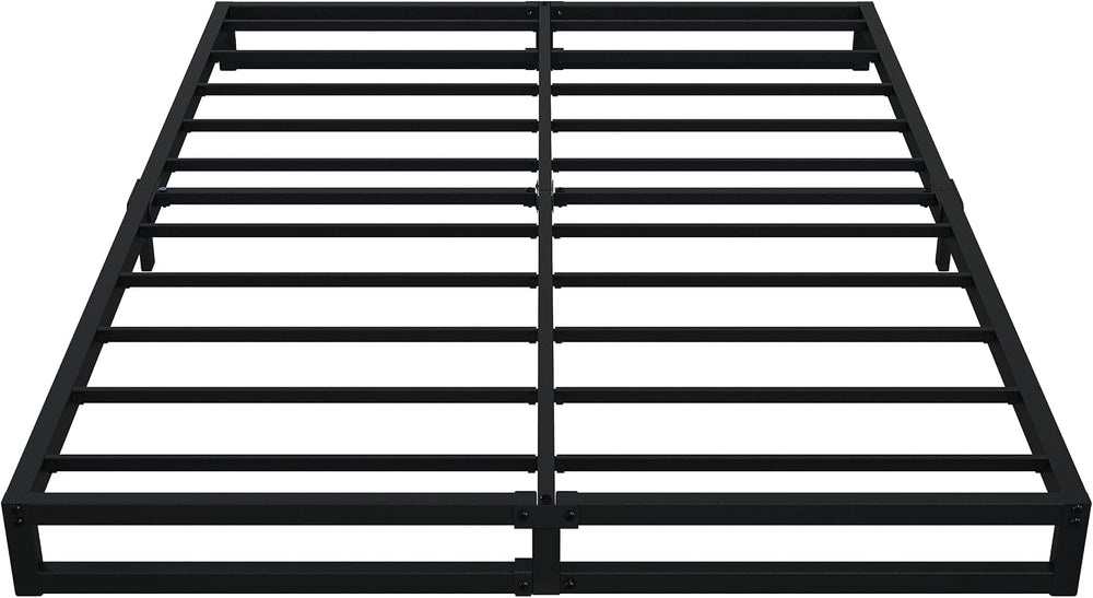 Lutown-Teen 6 Inch King Size Bed Frame with Heavy Duty Steel Slat Support