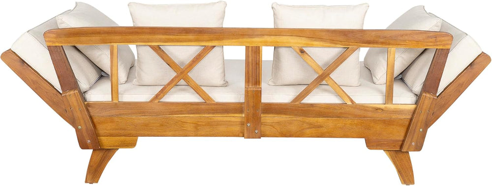 Christopher Knight Home Gary Patio Convertible Couch, Wooden Outdoor Daybed, ...