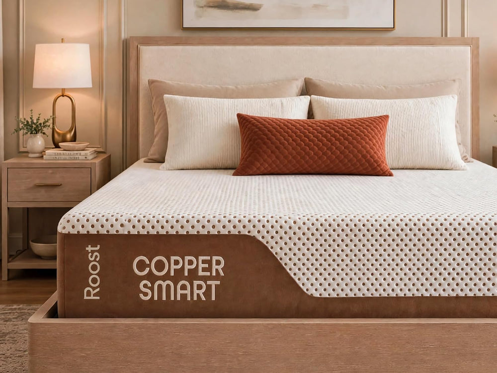 Copper Smart Cooling Hybrid Mattress, Cal King 14 Inch, Medium