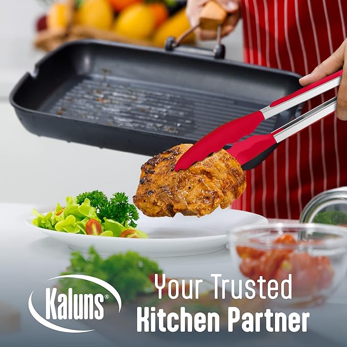 Kaluns Silicone Spatula Set, 4 Rubber Spatulas 600°F Heat Resistant, Nonstick - Image 6