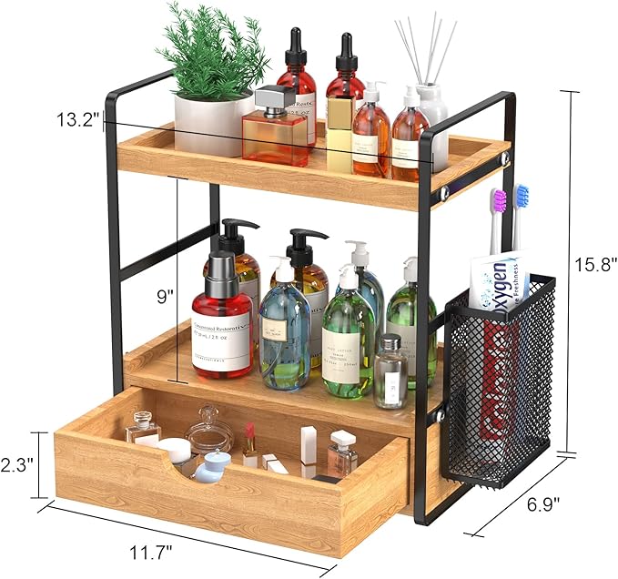 LEMIKKLE Bathroom Counter Organizer - Image 3