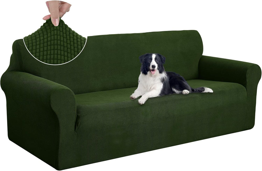 U-NICE HOME Oversized Stretch Sofa Slipcover, Soft Jacquard Fabric Couch Cover