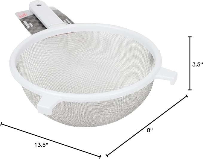 Chef Craft Classic Stainless Steel Mesh Strainer, 8 inch - Image 5