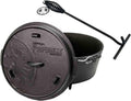 Petromax ft6 Feuertopf mit Füße Dutch Oven Set INKL. Deckelheber Schmortopf