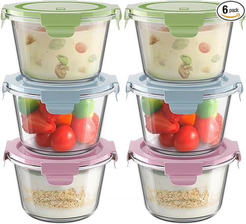 16oz Glass Meal Prep Containers by Freshmage
