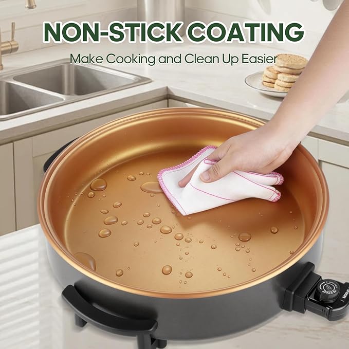 16" Extra Large Electric Skillet