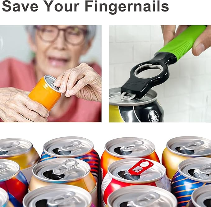 2-Pack Soda Can Opener and Beer Bottle Opener Bartender - Image 3