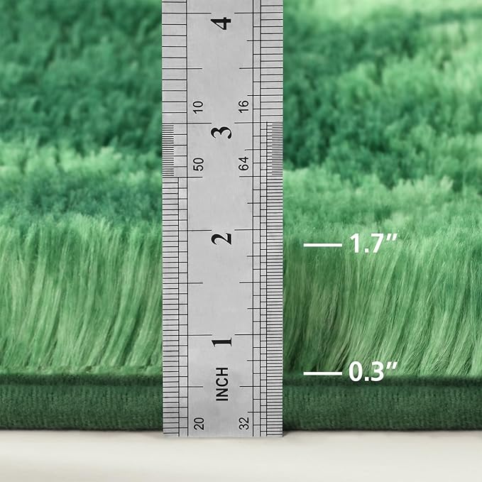 Shag Area Rug, 4 X 6 Tie-Dyed Plush Fuzzy Rugs - Image 6