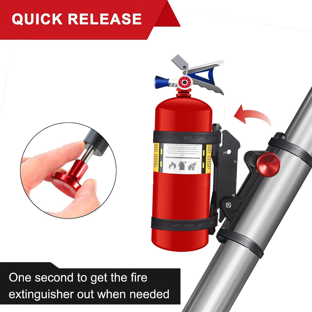 Car Fire Extinguisher Mount Bracket Aluminum Quick Release