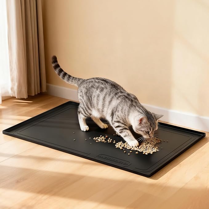 Aisslro Under Sink Mat 31" X 22", Waterproof Silicone Under Sink Mats - Image 6