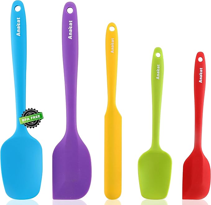 Anaeat Silicone Spatula Set of 5 by Anaeat