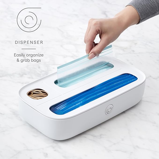 YouCopia StoraBag Drawer Food Bags Dispenser, Plastic Sandwich Bag Organizer - Image 3