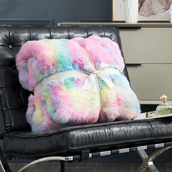 Cozy Bliss Faux Fur Throw Blanket - Image 5