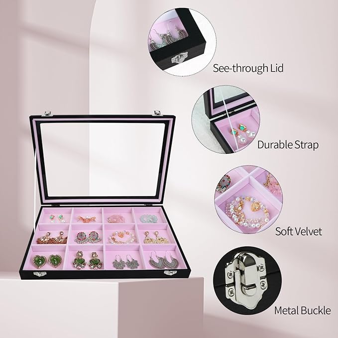 Stratalife Jewelry Organizer Bracelet Earring Holder Organizer Jewelry Drawer - Image 3