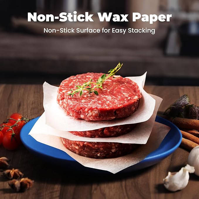Fit Meal Prep 8 x 10.75" Wax Paper Sheets - Image 4