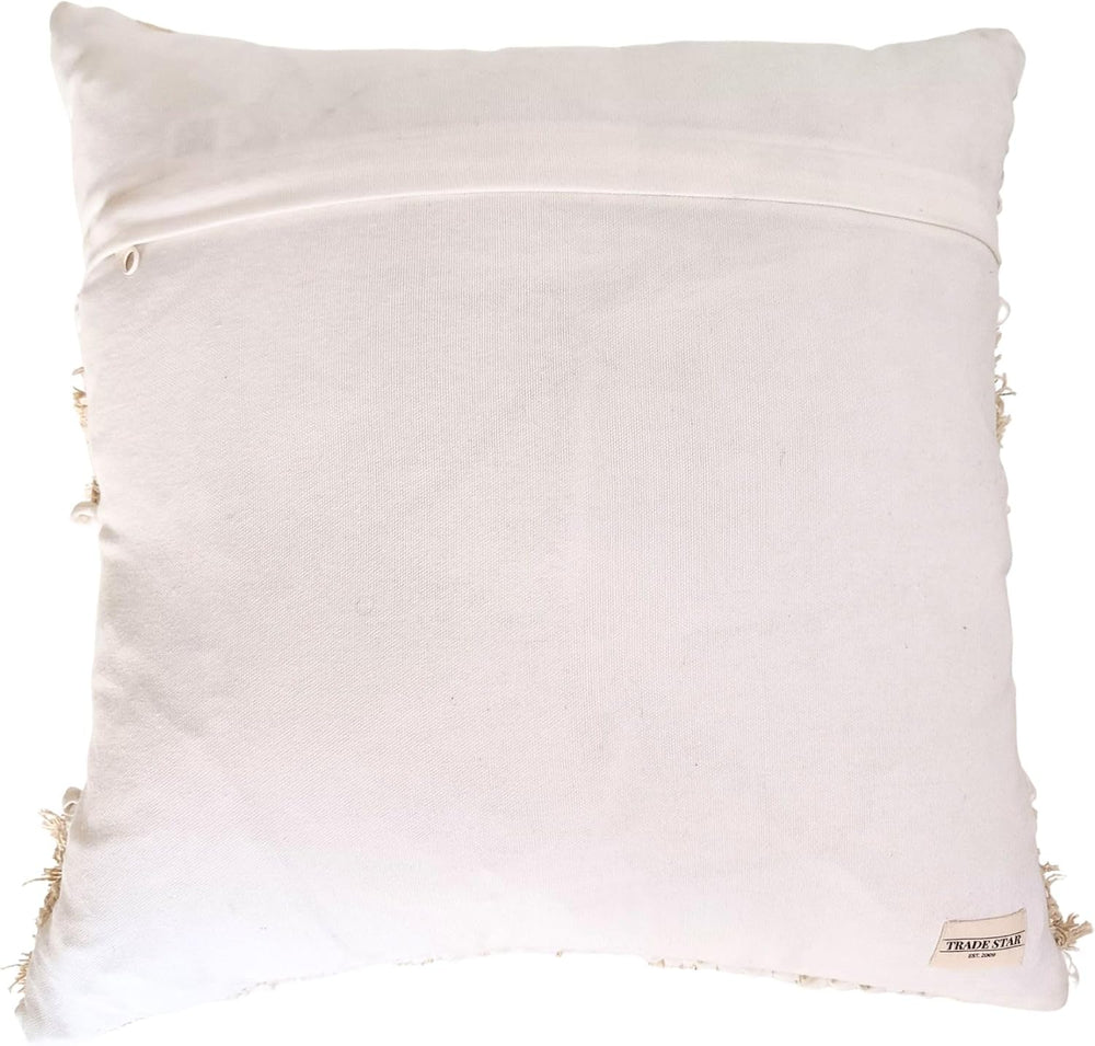 Trade Star 100% Cotton Throw Pillow Case Premium Quality Modern Super Soft De...