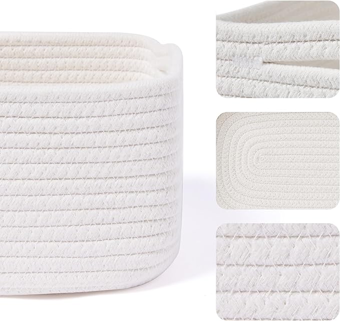 MiniArk Small Storage Baskets for Organizing | Closet Organizer Bins | Shelf - Image 2