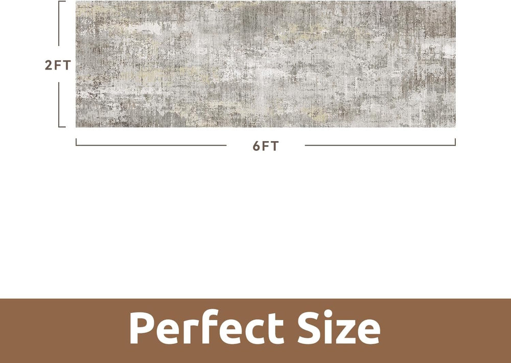 AMOAMI 2 x 6 Hallway Runner Rug Non Slip Super Soft Runner Rugs Machine Washa...
