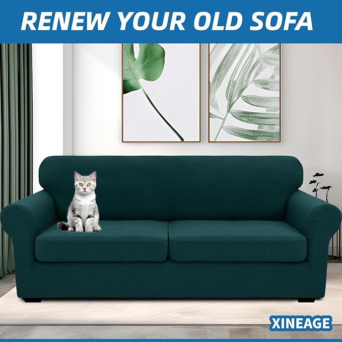 XINEAGE New 3 Pieces Couch Covers - Image 4
