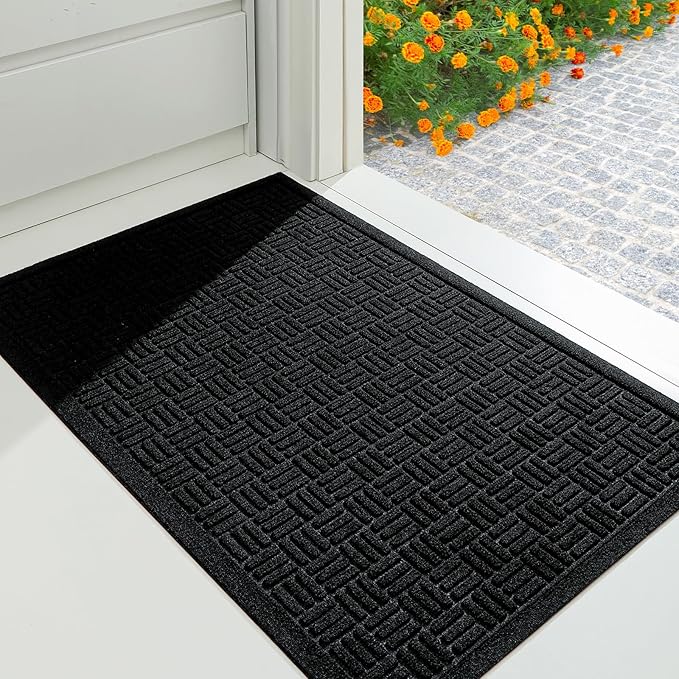 Mibao Front Door Mat Indoor Outdoor Entrance, Dirt Trapping Waterproof - Image 9
