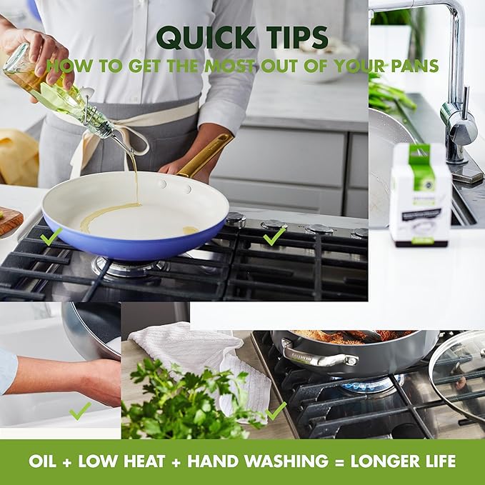 GreenPan Treviso 10 Piece Cookware Set, Non-Toxic PFAS-Free Stainless Steel - Image 13