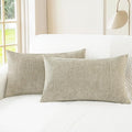 CaliTime Throw Pillow Covers Decorative 16 X 26 Inches Pack of 2 Cozy Chenille by CaliTime