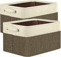 BALEINE 2 Pack Fabric Closet Storage Bins by BALEINE