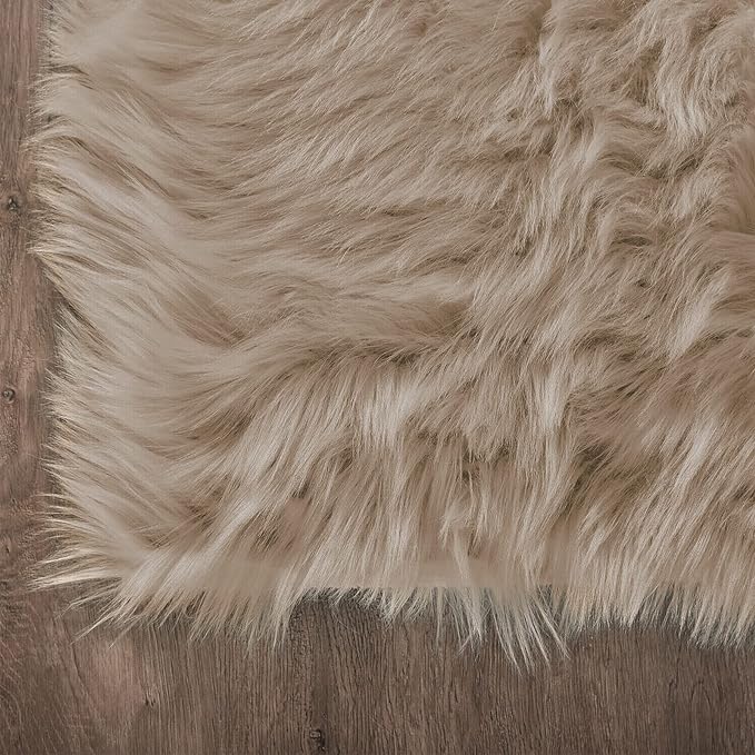 Latepis 8ft Round Light Brown Beige Rugs - Image 5