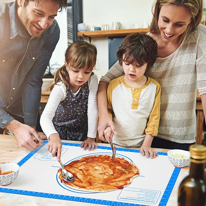 Silicone Pastry Mat for Dough Rolling, Silicone Baking Mat - Image 7