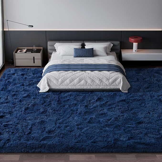 Deerhoo Large Shag Area Rugs 10 x 14, Plush Fuzzy Rugs - Image 3