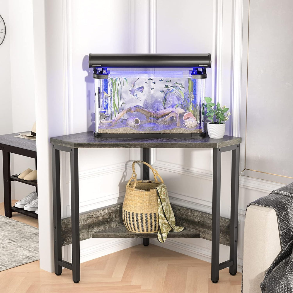 Armocity Corner Desk Small Desk with Outlets Corner Table for Small Space, Co...