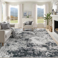 8x10 Area Rugs for Living Room, Washable Modern Abstract Large Area Rug Neutral by XLUEZ