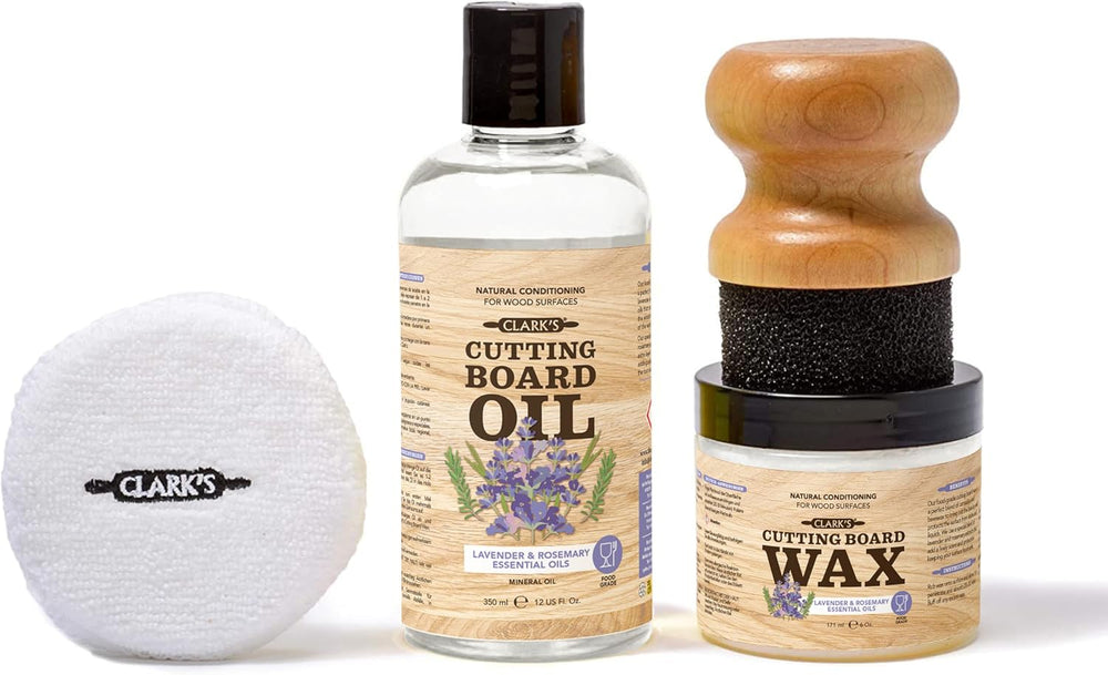 CLARK’S Cutting Board Oil and Wax Kit