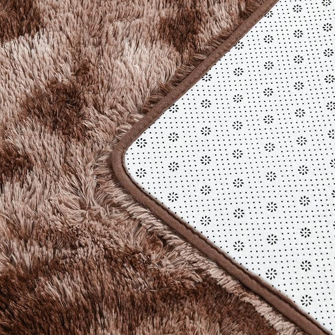 Deerhoo Shag Area Rug, 4 X 6 Tie-Dyed Plush Fuzzy Rugs - Image 6