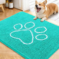 OLANLY Dog Door Mat for Muddy Paws 40x32, Paw Print Design, Absorbs Moisture by OLANLY