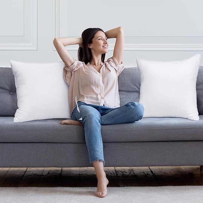 Utopia Bedding 24x24 Pillow Inserts, Sofa & Couch – Soft, Supportive & Fluffy - Image 7