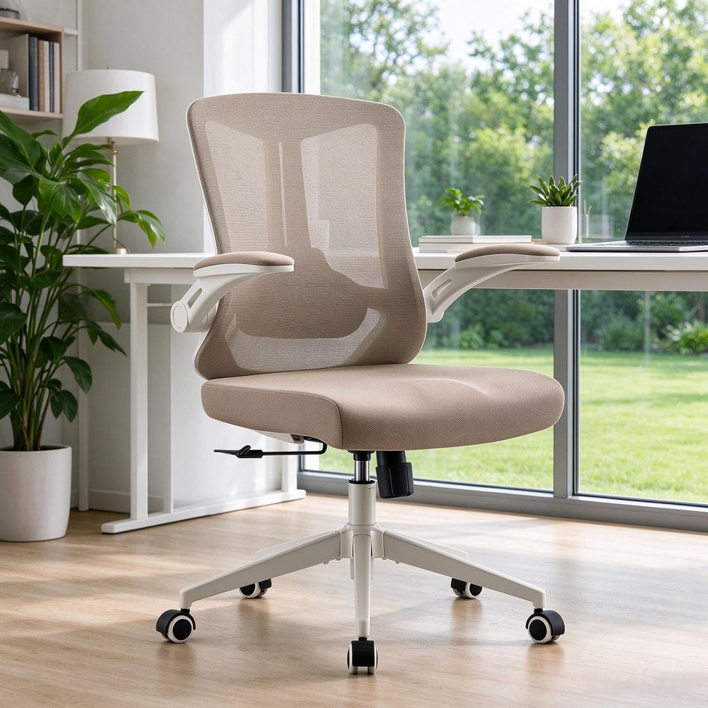 Ergonomic Office Chair with Lumbar Support, High Back Mesh Desk Chair with Fl...