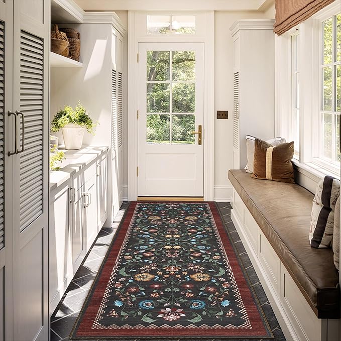 GarveeHome Floral Rug 2.5x8 Runners - Image 3