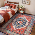 SERISSA Area Rug 3x5 Boho Rugs for Bedroom, Washable Non-Slip Kitchen Rugs by SERISSAHomeDecorCollection