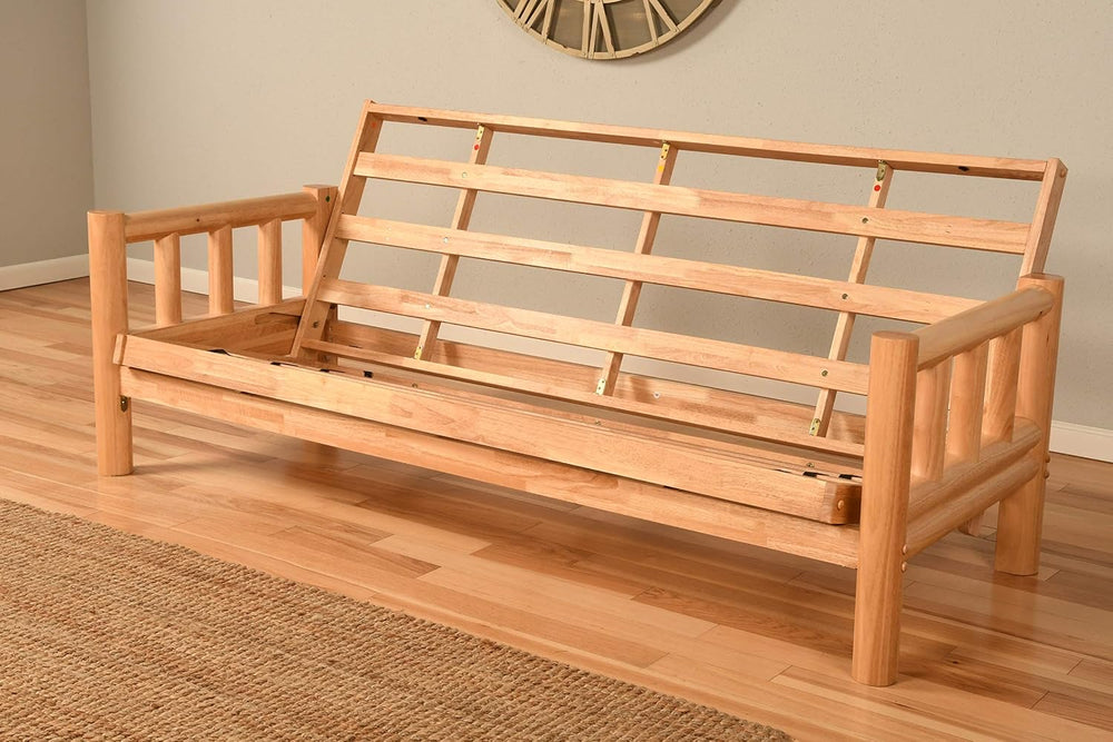 Kodiak Futons Convertible Lodge Futon Frame in Natural Finish