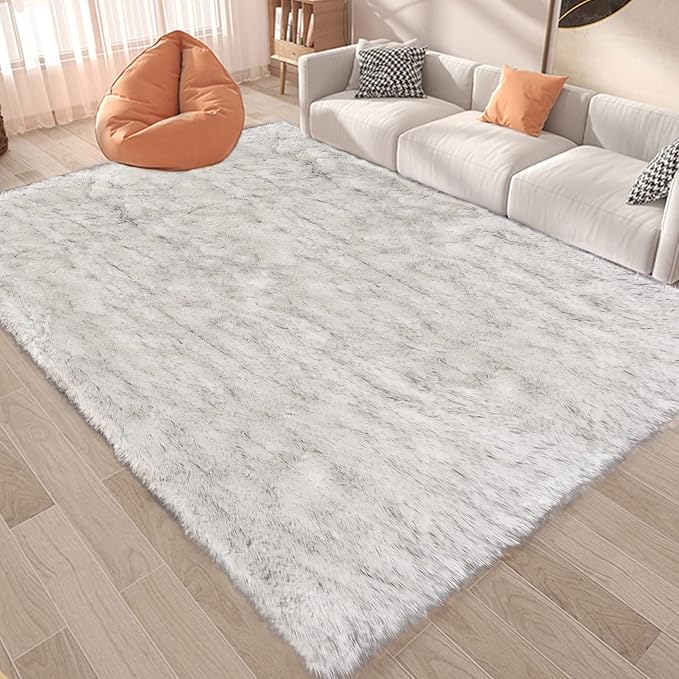 Latepis Area Rugs 9x12 Living Room Alfombras para Salas White - Image 2