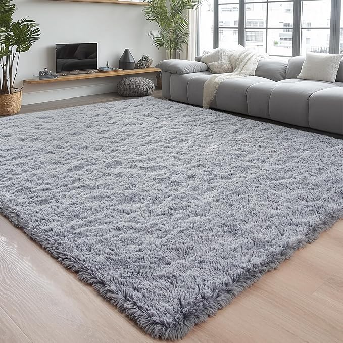 Chicrug Soft Area Rugs for Bedroom Living Room Plush Fluffy Rug 6x9 Feet by ChicrugHomeDecor