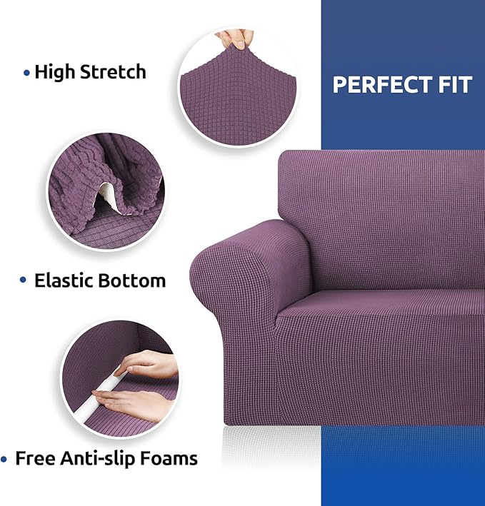 KEKUOU Stretch Sofa Cover Slipcover ，Couch Covers - Image 7