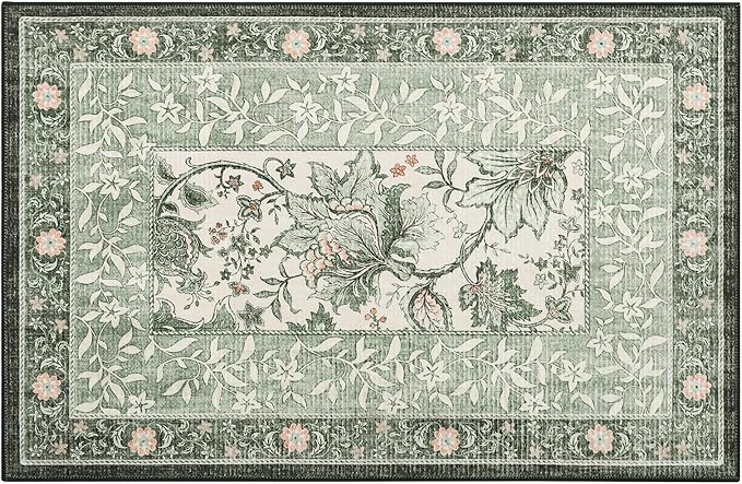 GarveeHome Sage Green 2x3 Door Mat Indoor Rugs - Image 4