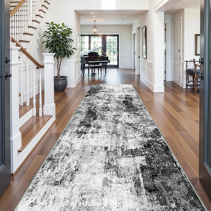 5x12 Runner Rug for Wide Hallway: Long Washable Runners for Entryway Living by WIEVEDENS