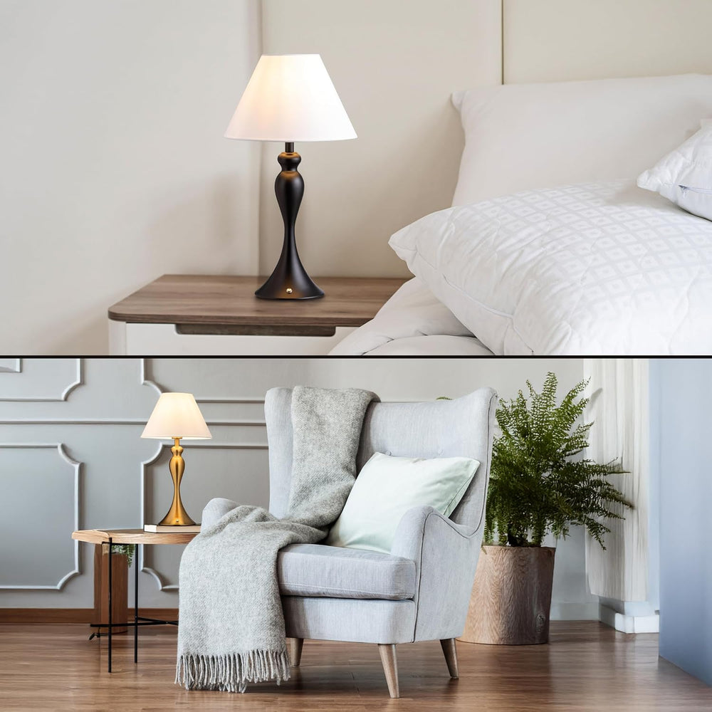 O'Bright Ember Cordless Table Lamp – Rechargeable, Touch Dimmable, Batter...