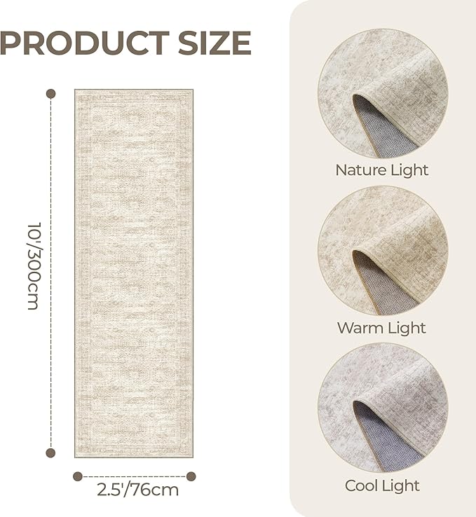 Kitchen Runner Rugs Non Skid Washable - Image 2