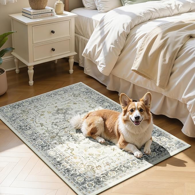 Lofus 2x3 Washable Rug for Entryway Bathroom, Non Slip Kitchen Mats for Floor - Image 2