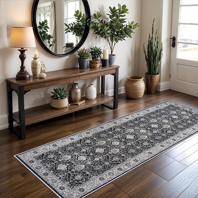 Hallway Washable Runner Rug by HYHAOYUNLAI