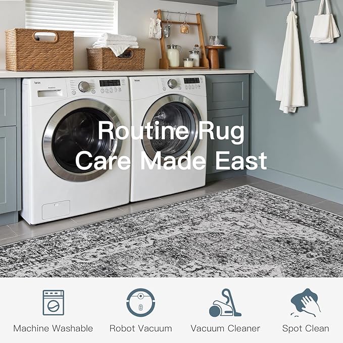 Lofus 5x7 Area Rugs for Living Room, Washable Area Rug, Rugs for Bedroom - Image 7
